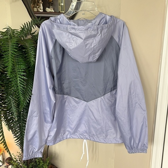 Brand New Columbia Zippered Windbreaker Jacket Purple Hooded Lightweight Hiking - Picture 8 of 13